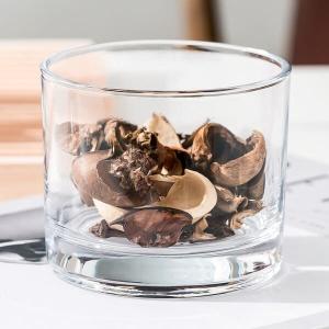 Wholesale Modern Nordic Clear Glass Cylinder Vases Centerpieces Pressed 3.15 Inch Tall from china suppliers