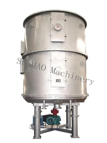 Adjustable Speed Rotary Drum Scraper Dryer with PLC/Manual Control