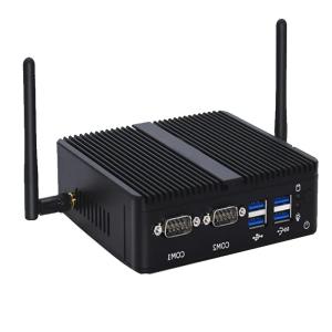 Wholesale Fanless Industrial Desktop Mini Computers PC J4125 N5105 8GB RAM from china suppliers