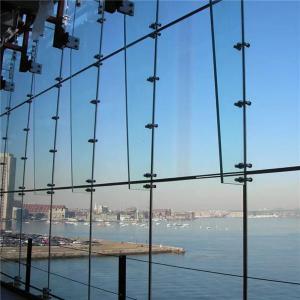 China 6061 6063 T5 T6 Point Supported Glass Curtain Wall Spider Glass Fitting Curtain Wall System on sale