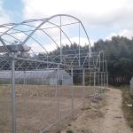 Stable Structure Anti Corrision Commercial Greenhouse Kits Plastic Pop Up