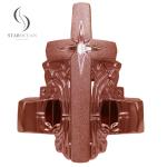 Customized Copper Color PP Plastic Coffin Hardware Manufacturer Direct Sales 12#