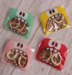 3.9 X 3.9 Inches Big Mouth Poly Packaging Bag Cookie Cellophane Pouch