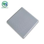 0.7mm Thickness Lay In Metal Ceiling Tiles Standard Hollow CNC Perforated