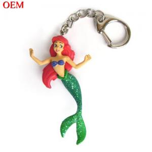 China Custom Little Mermaid Ariel Figural Key Chain Toy on sale