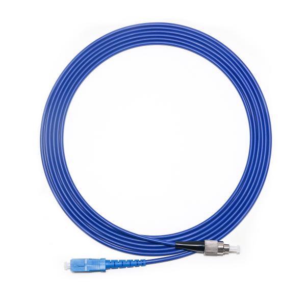 Factory Outlet 1310/1550nm Blue Fiber Optic Patch Cord SC-FC 1/1 For LAN WLAN