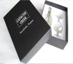 luxury one bottle wine and two glasses lid and base packaging gift paper box
