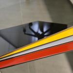 1220mm PE Black Color Aluminum Composite Panel ACP Sheets For Decoration