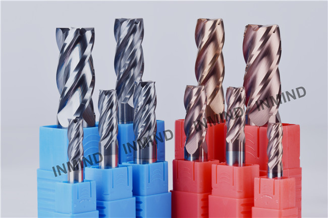 9mm *4F Square End Mill SiN Copper Colour , upto HRC55 , end mill supplier
