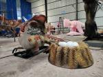 Adult Theme Park Realistic Dinosaur Robot Animatronic Velociraptor