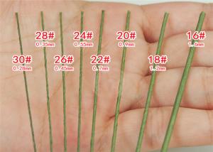Wholesale 36cm length Bwg22 wire diameter Artificial Flower Stem Decoration Wire from china suppliers