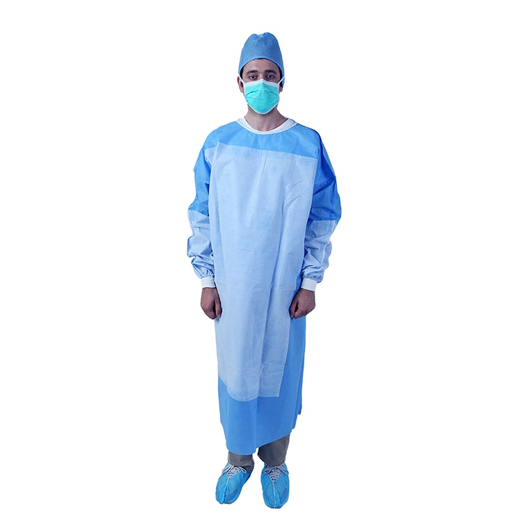 PP Non-Woven Doctor Lab Coat with Elastic or Knitted Cuffs