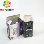 Purple flat recyclable wax coating paper kraft corrugated paper box flute