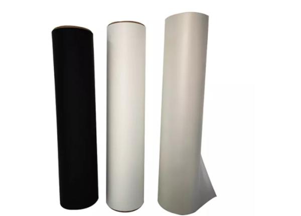 Black Color Velvet/ Soft Touch Matt Glossy hot Lamination Film For Luxury