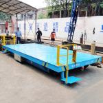 Warehouse Adjustable Trackless 30 Ton Platform Transfer Cart