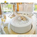 Soft Play Bounce House Rental Outdoor Soft Play With Slide And Ball Pit White