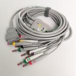 Electrocardiogram Machine Integrated 12 Lead Wire With 15 Pins European Standard