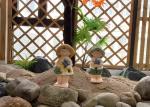 Multicolor Magnesium Oxide Garden Statue Furniture Handcraft Standing Childlike