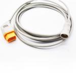 Durable Invasive Blood Pressure Cable Nihon Kohden B Braun Connector TPU Jacket