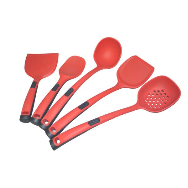 Sustainable Silicone Spatula Kitchenaid Eco Friendly 5 Piece Silicone Utensil