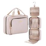 Custom Logo Foldable Portable Storage Pink Cosmetic Bags Makeup Organizer Travel