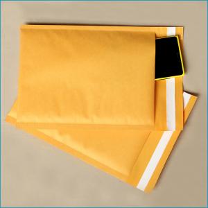 China Gold Kraft Envelopess Self Seal Paper Bubble Mailing Bags For Stationery on sale