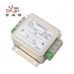 China Four Wire Terminal Block Three Phase Emi Filter 1~10a Rated Current 440vac Voltage on sale