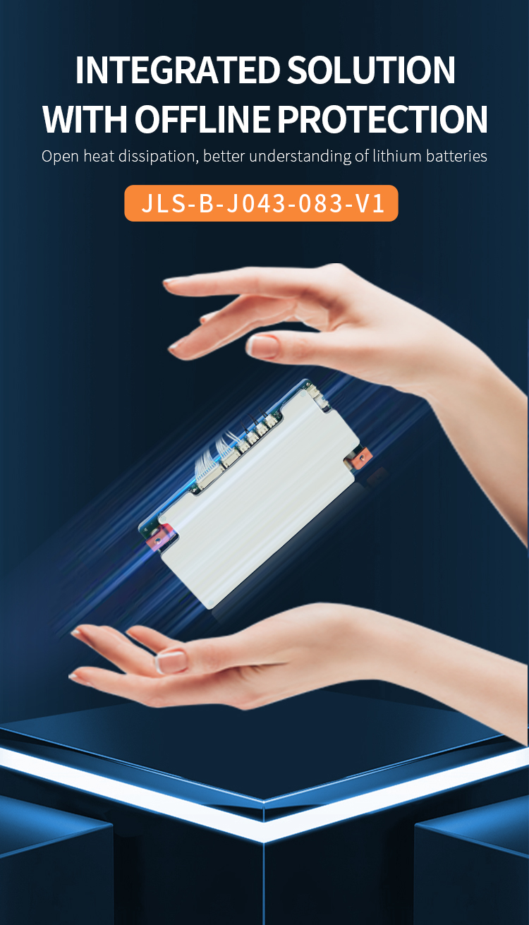 KLS 3.2v 18650 24s 72v Lifepo4 Battery Bms 120a Circuit Board For Active Balance