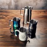 350ml/500ml Stainless Steel Milk Jug Stocked Pitcher for Espresso Coffee and