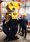 Heavy Duty Q355B Excavator Log Grapple For Wood/Tree/Tock Grabbing 2-40 Ton