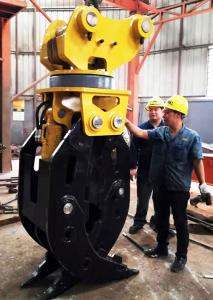 Wholesale OEM Q690 Alloy Steel 50t Excavator Rotating Grapple from china suppliers