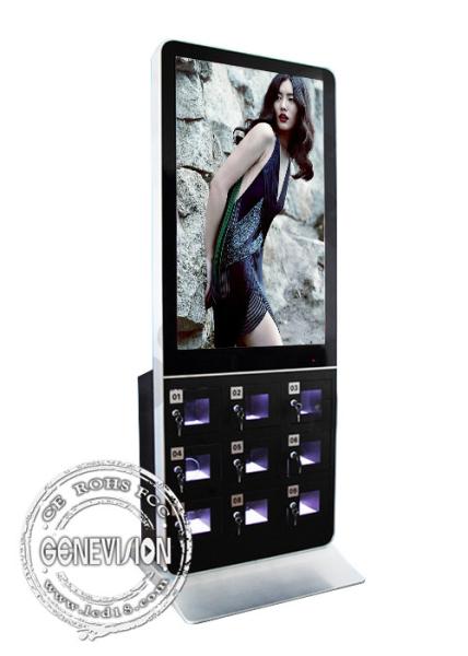 Indoor 42 Lcd Advertising Player , Commercial Cell Phone Charging Lockers 1920