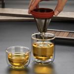 Portable Travel Glass Coffee Cup Small Size All In One Coffee Maker Tea Sets