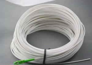 Wholesale SC / APC White Outdoor Fiber Patch Cord , FTTH Drop Cable Self Support from china suppliers