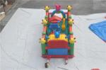 Colorful Jumping Inflatable Bounce House Bouncy Castle With Slide For Outdoor