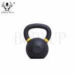 Cast Iron Competition Weight Kettlebell - LB and KG Markings for Strength,