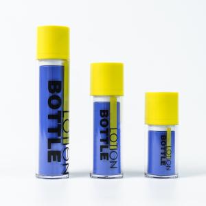 Wholesale Fashion 15ml 30ml 50ml Cosmetic Rotating Bottle For Skincare Packaging with Screen Printing from china suppliers
