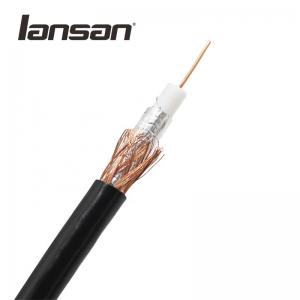 China FPE Insulation Bare Copper 18AWG RG6 Coaxial Cable on sale