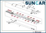 ISO9001 FYD00000076 Hydraulic Boom Seal Kit 85D JOHN DEERE Cylinder Seal Repair