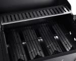 Gas Grills with Side Burner and Cabinet 33kg Professional 5 Burner Steel Propane