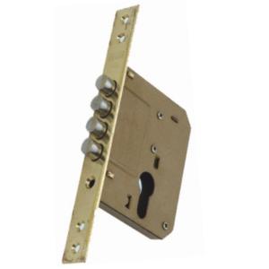 Wholesale Yellow Color Painting Mortise Lock Body With 4 Cylindrical Tongue Iso9001 from china suppliers