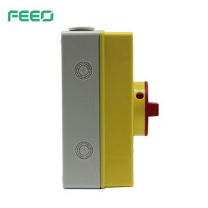 Wholesale FAIS 690VAC 32A Waterproof Isolator Switch Yellow IP66 Protect Level from china suppliers
