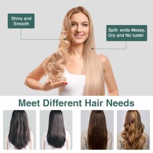 2200W Electric Hot Air Comb Fast Drying Curly Hair Negative Ion Multi-level