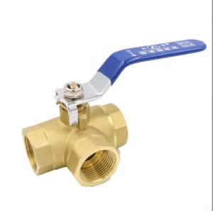 Wholesale T Type Three Way Brass Ball Valve 10 Years Warranty from china suppliers