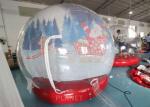 4M 5M Inflatable Bouncing Snow Globe Photo Booth With Blower