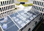 Transparent Sidewall Romantic Large Wedding Tents Aluminum Alloy Structure