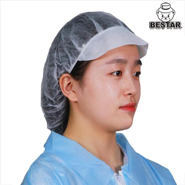 Breathable 18-28 Inch Disposable Hair Caps EU2016 Non Woven Disposable Bouffant
