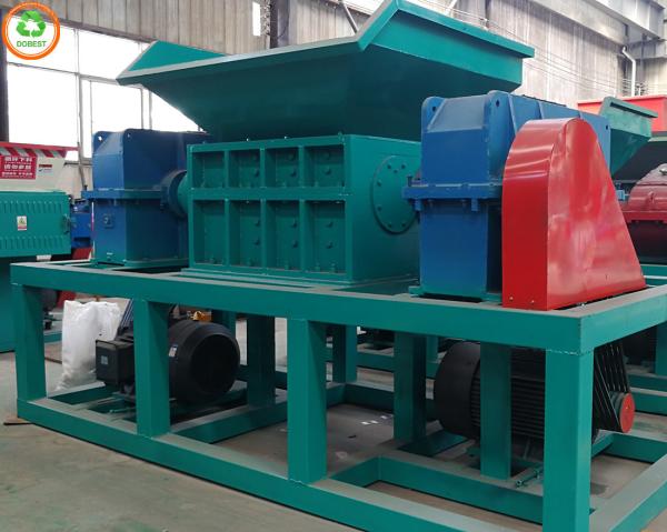 22kW Power Double Motor Heavy Melting PVC HDPE PP PET Waste Double Shaft