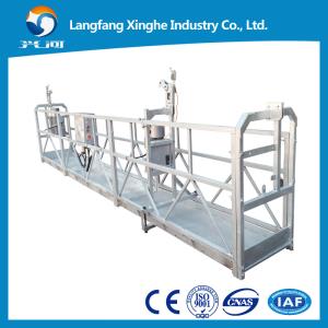 Wholesale 800kg Wire rope suspended platform / electric gondola platform / suspended scaffolding from china suppliers