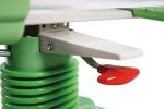 Adjustable ABS 60kg Movable Newborn Baby Hospital Bed